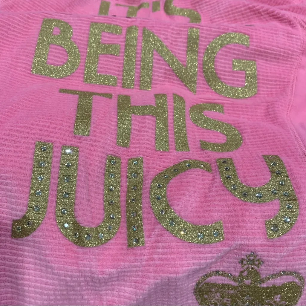 Juicy Couture Pam Gela It Girl Sleepshirt Nightgown Pink Women's Medium - Image 10