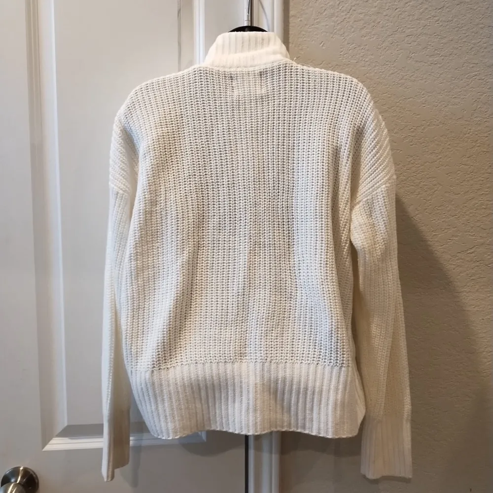 Pink Republic Women’ Sweaters Jacket High Neck Button Down Size Medium NWT - Image 4