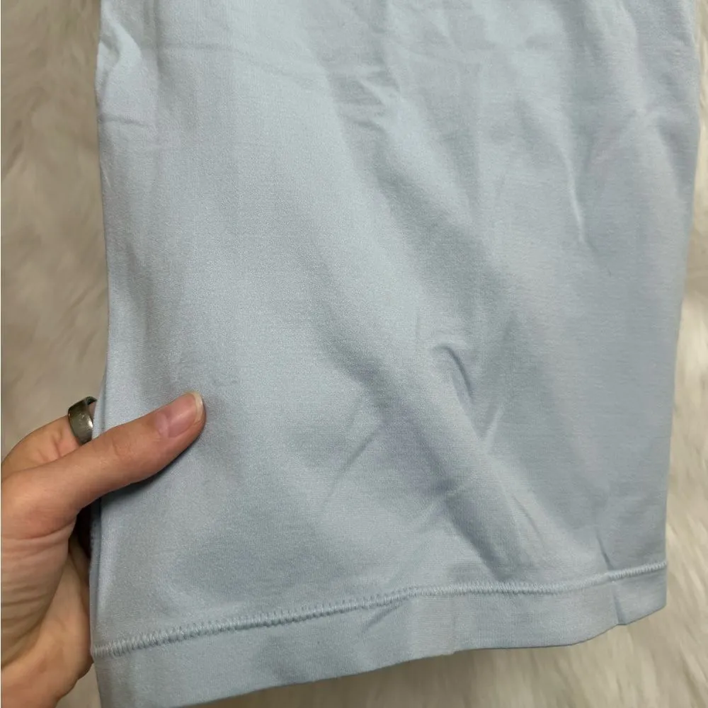 Aeropostale seriously soft sculp square neck light blue top - Image 2