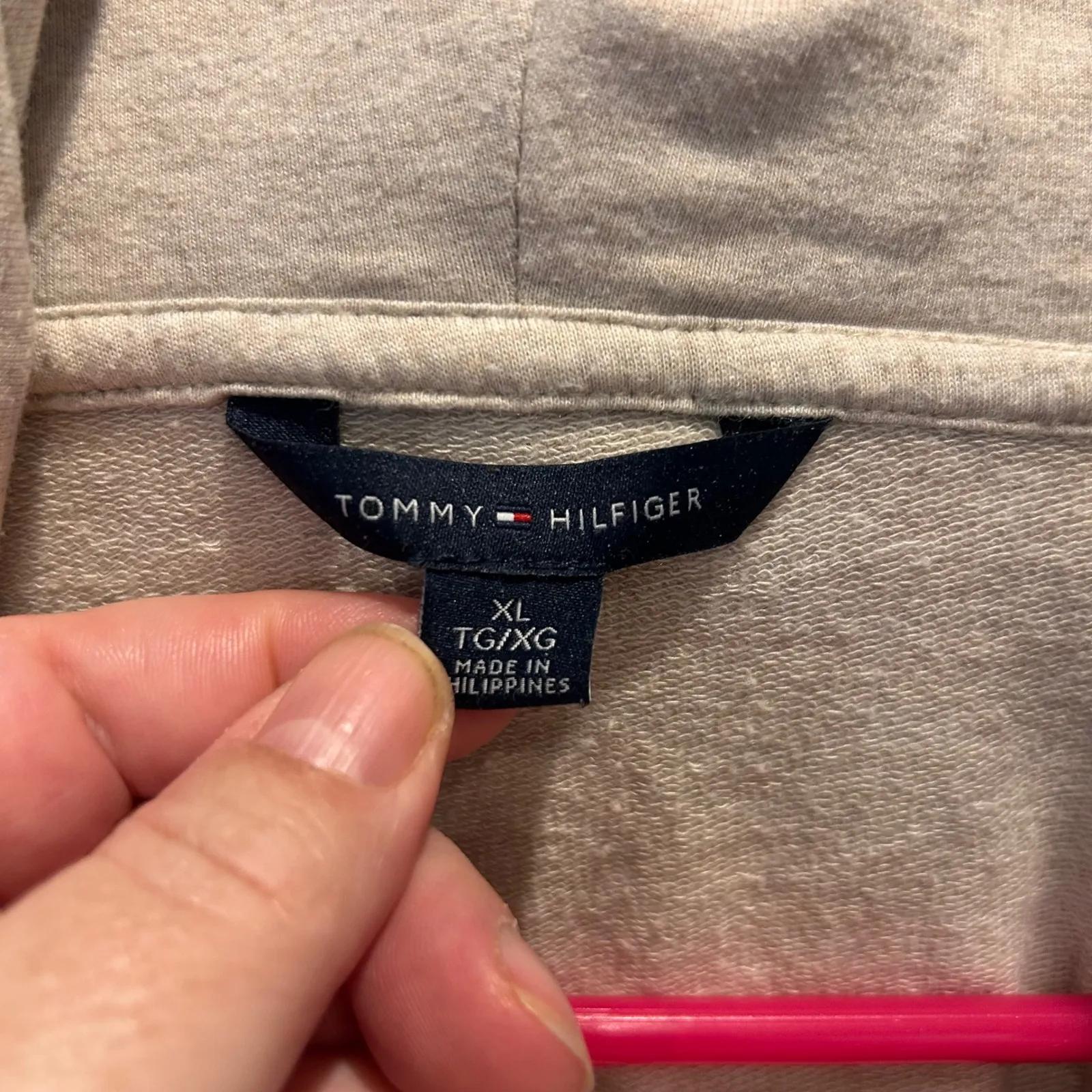 Tommy Hilfiger Womens‎ Beige Cowl Neck Long Sleeve Sweater Top Size XL - Image 2