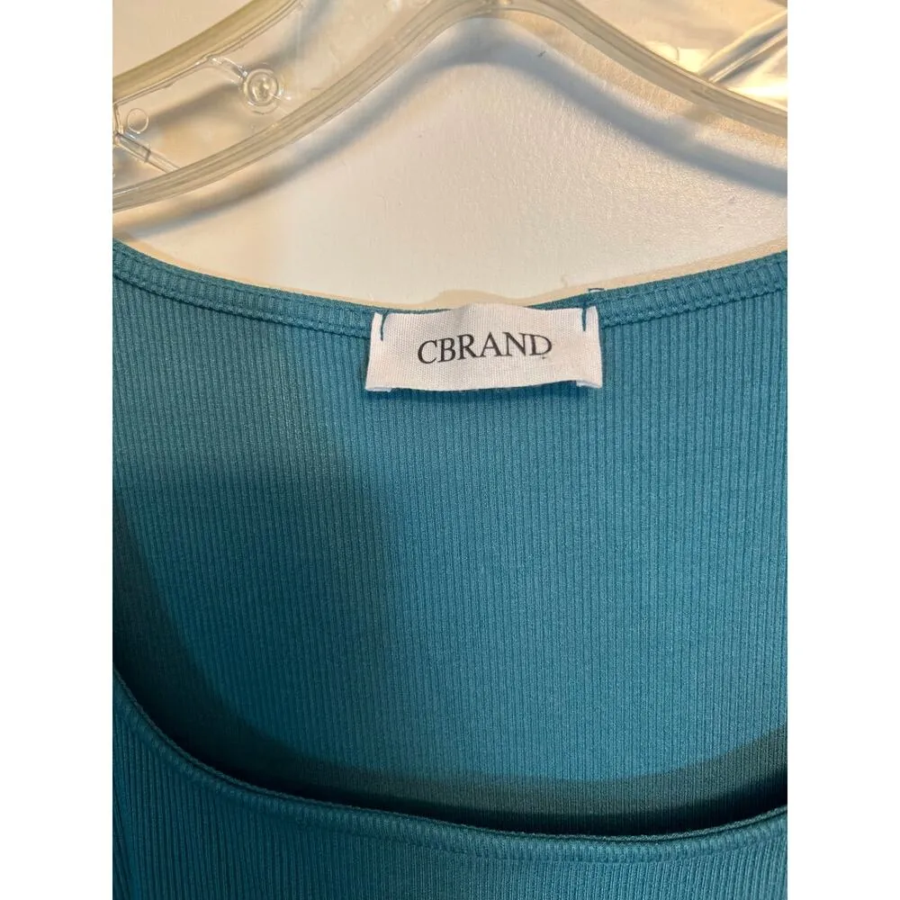 Cbrand turquoise short sleeve mini dress Blue Size L - Image 5