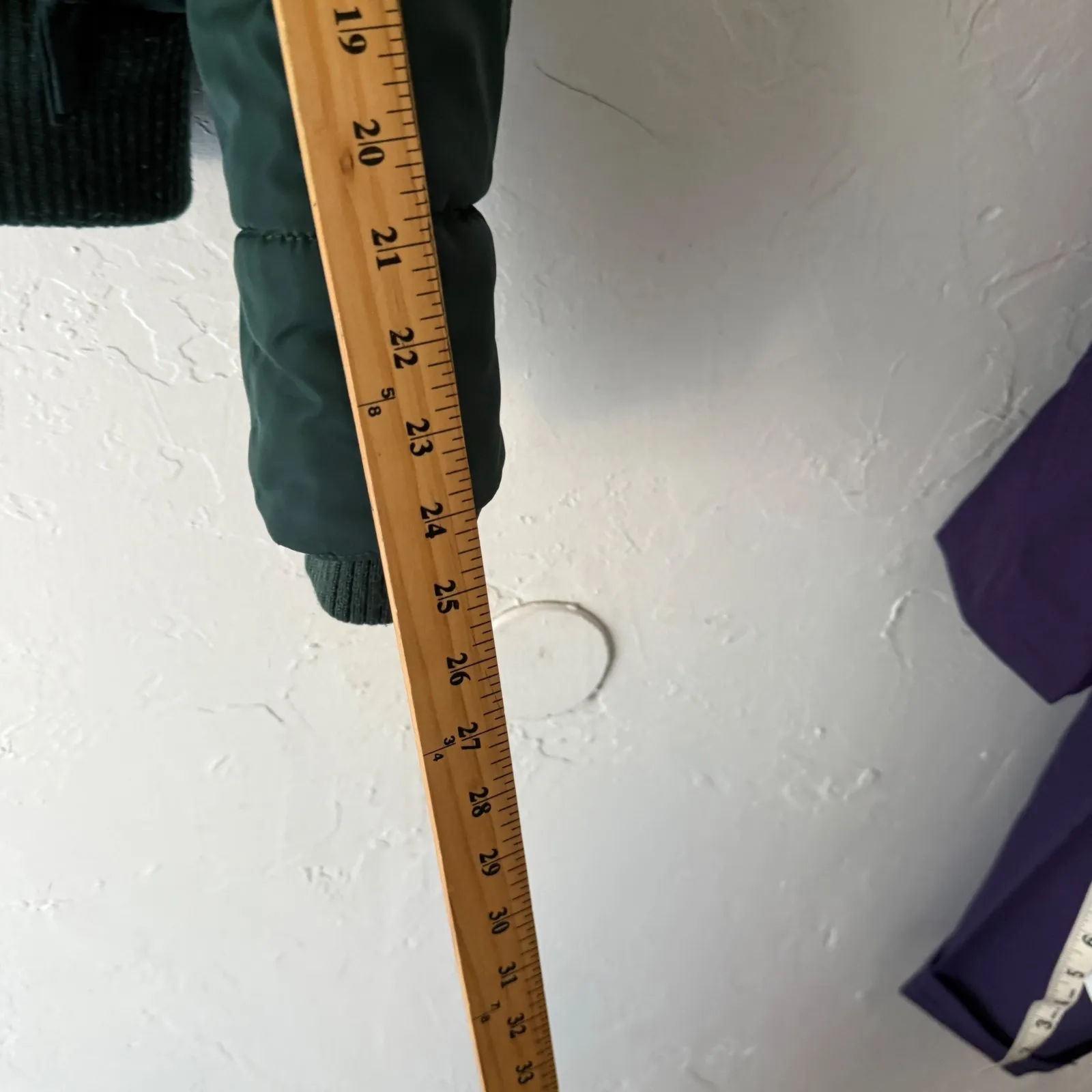 American Eagle Outfitters Puffer Coat Hooded Faux Fur Lined Green Women's M - Image 8