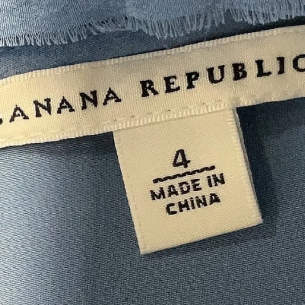 Banana Republic Carolina Light Blue 100% Silk Sleeveless Dress Size 4 Small S - Image 5