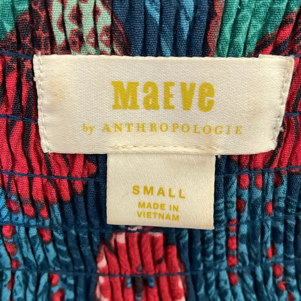 Anthro Maeve Poppy Top Small - Image 6