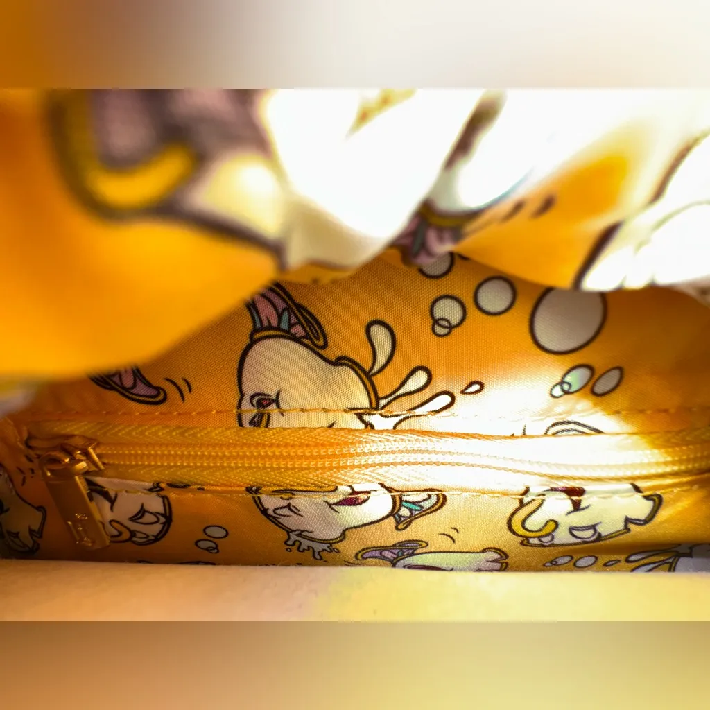 Loungefly Disney Beauty and the Beast Chip Figural Corduroy Mini Backpack - Image 9