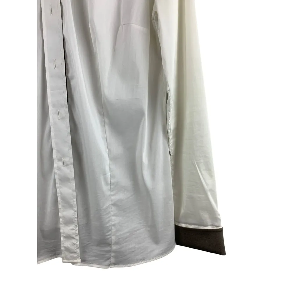 More by Siste White & Grey Long Sleeve Button - Image 3
