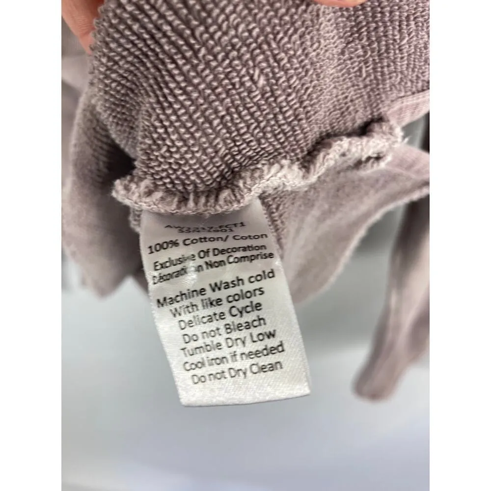 ATM Anthony Thomas Melillo Tie Dye French Terry Sweatshirt Size XS Purple - Image 7