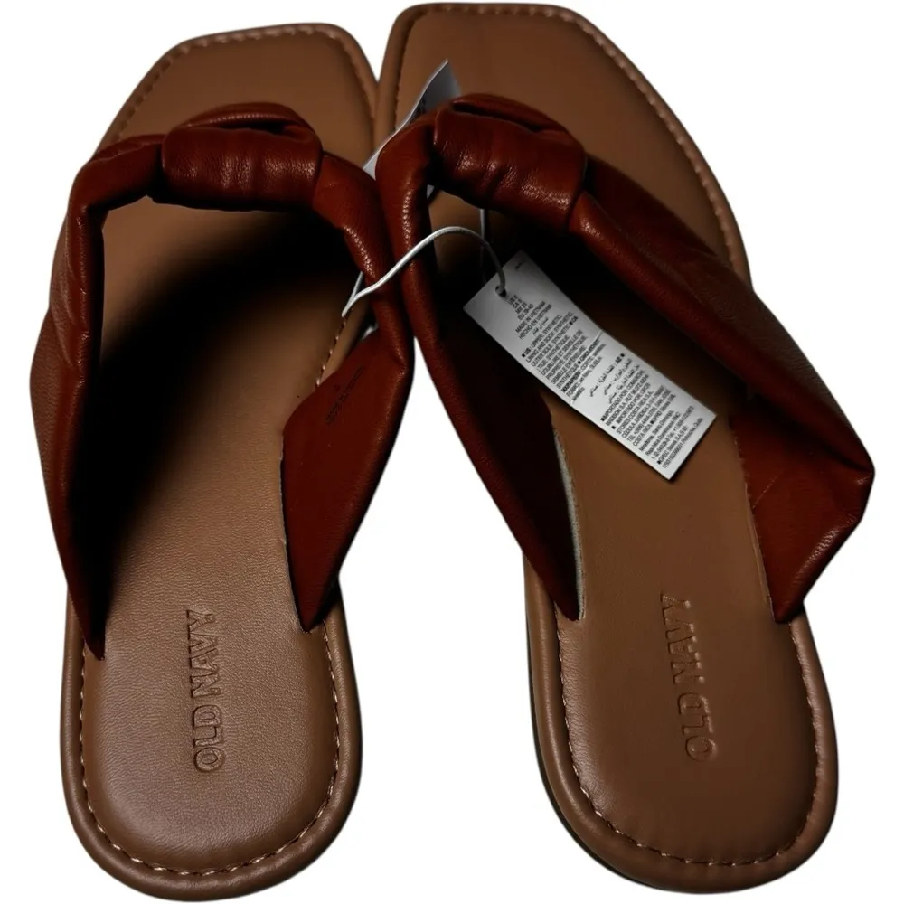 Old Navy Women’s Brown Sandals Sz 8 - Image 4