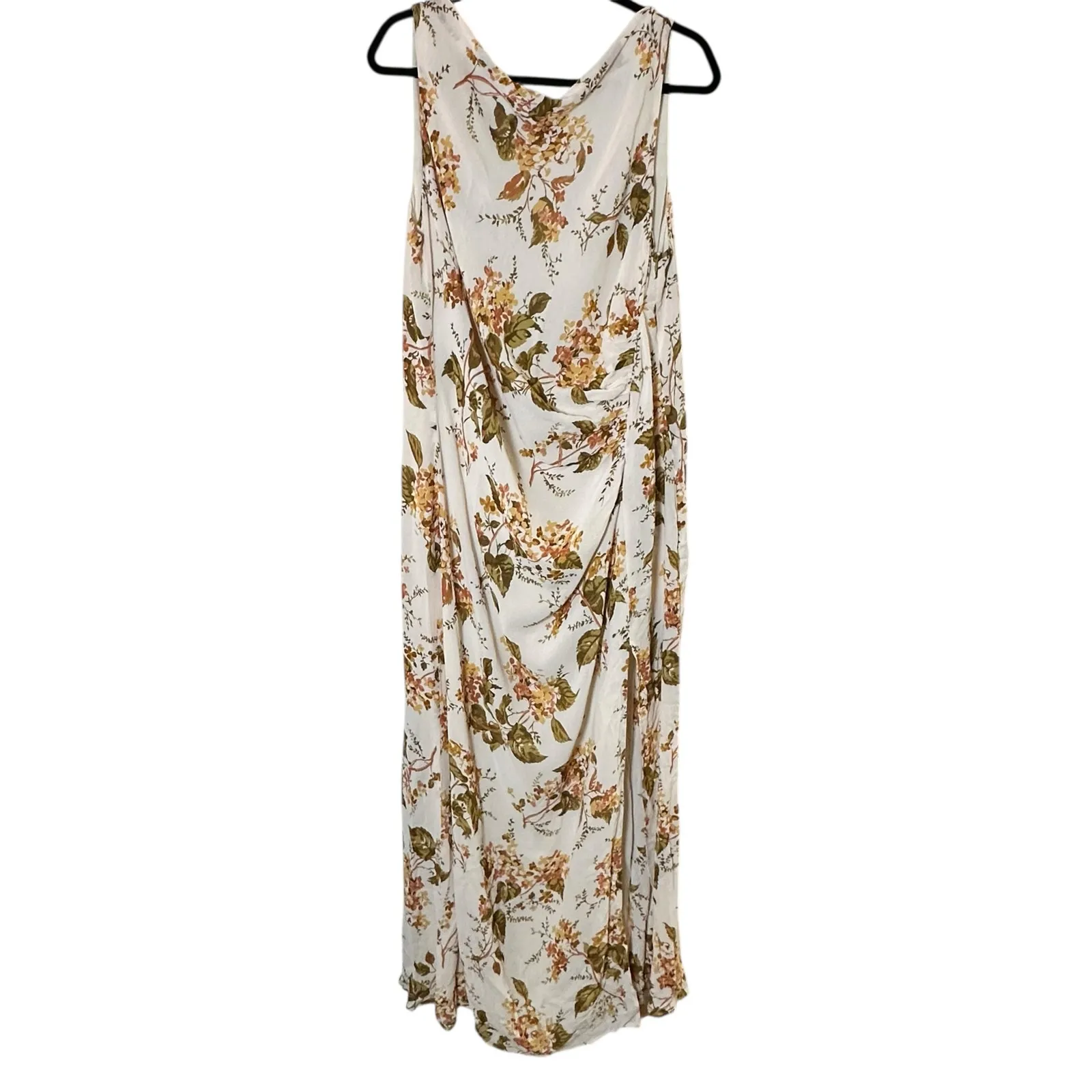 NWT Reformation Senna Floral Maxi Dress in Bella Cream - Image 4