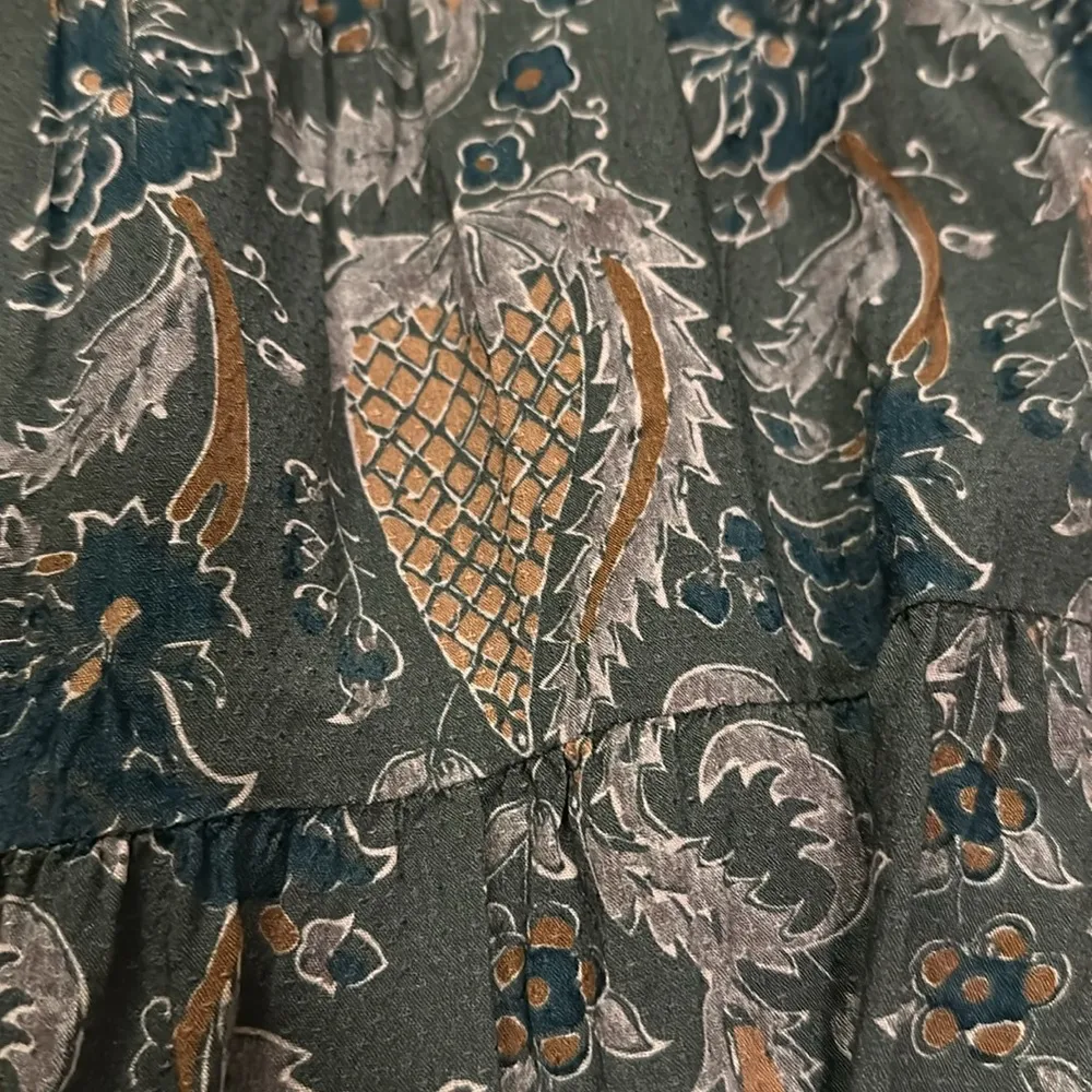 Anthropologie TINY Brand Botanical Print Skirt L - Image 2
