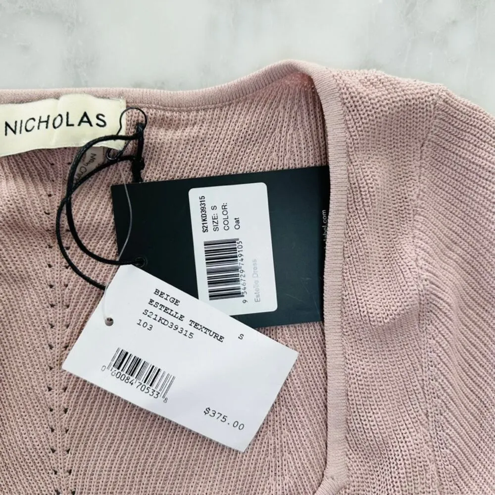 NICHOLAS Estelle Short Sleeve Knit Midi Dress Size Small NEW Party Wedding - Image 6