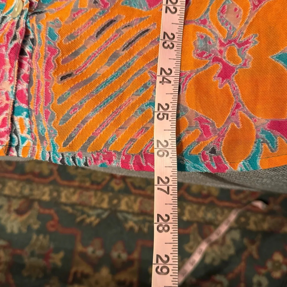 Choices Vibrant Multicolor Women's Top L Orange Size L - Image 4