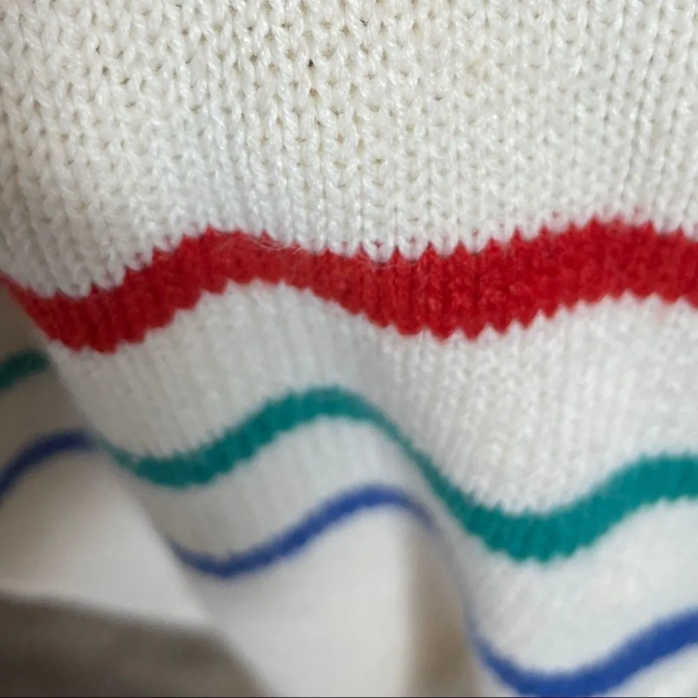 Vintage SIM‎ Sweater Vest Red Size L - Image 5