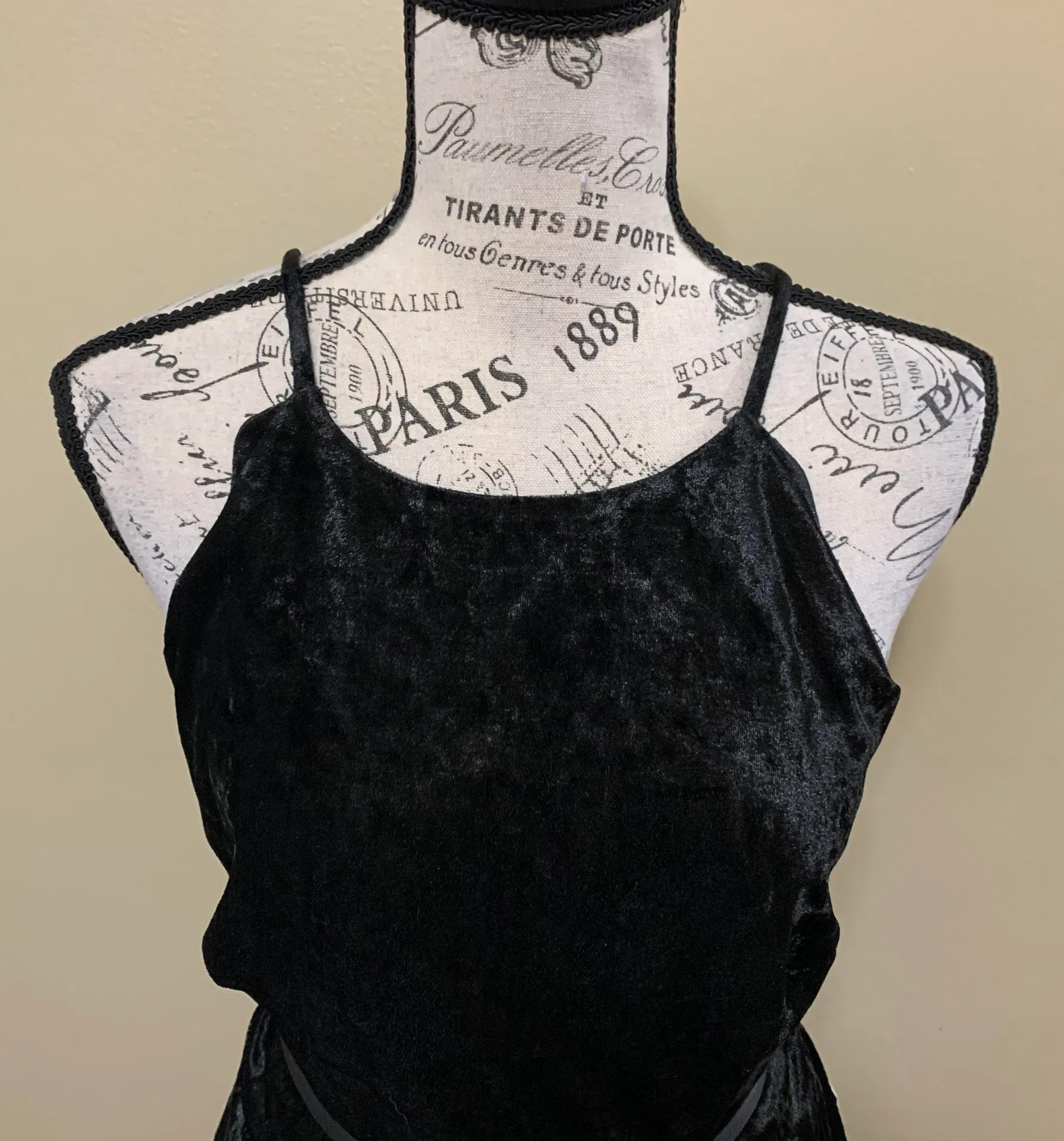 BCX Black Belted Velvet Fit & Flare Dress - Image 6