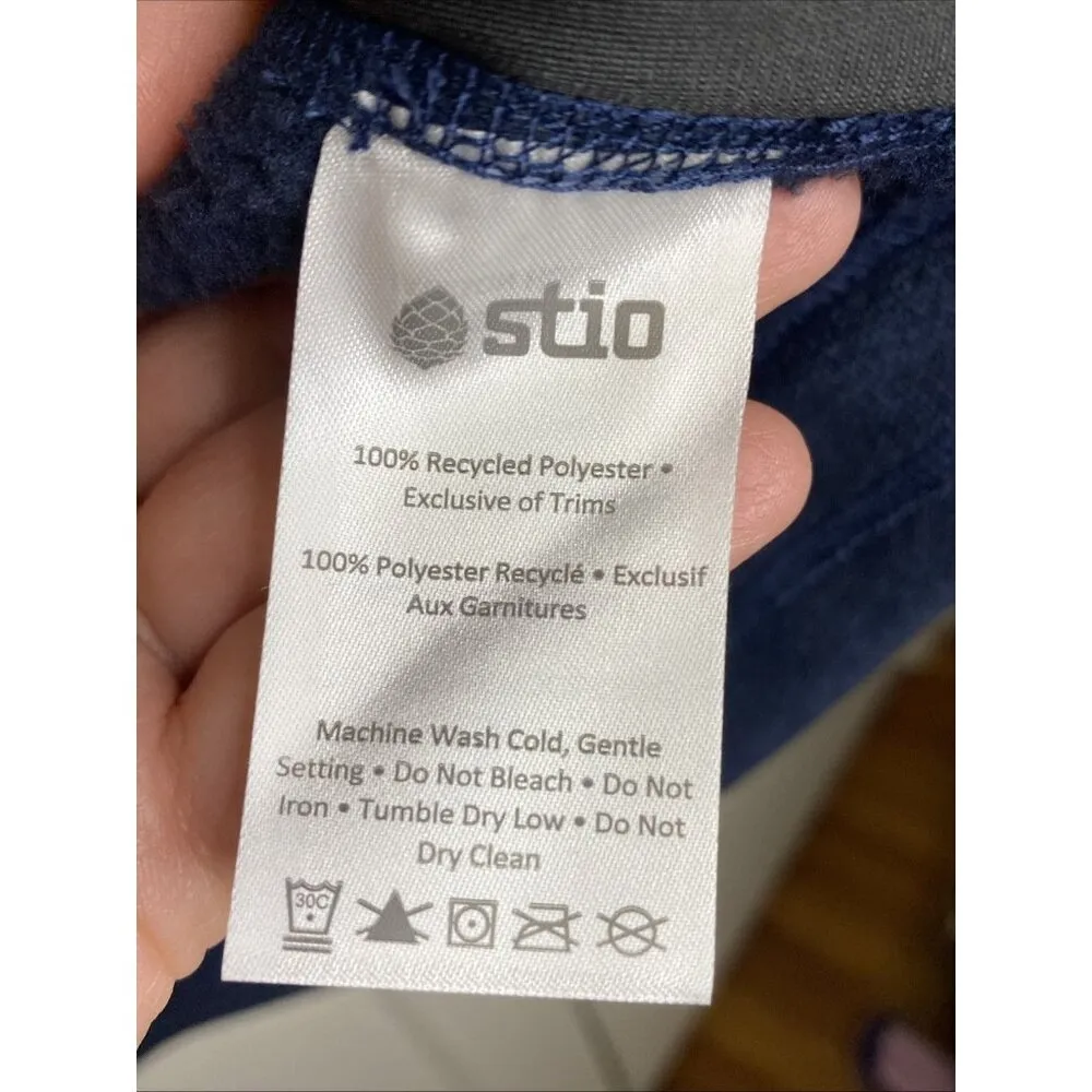 Stio Women’s Sweet water Fleece Full Zip Hoodie Mountain Shadow XL MSRP $159 Blue - Image 8