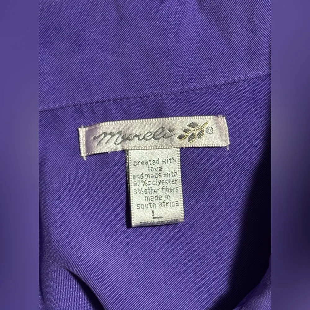 EUC Mureli Vintage Purple and Gold Matching Set size large - Image 16