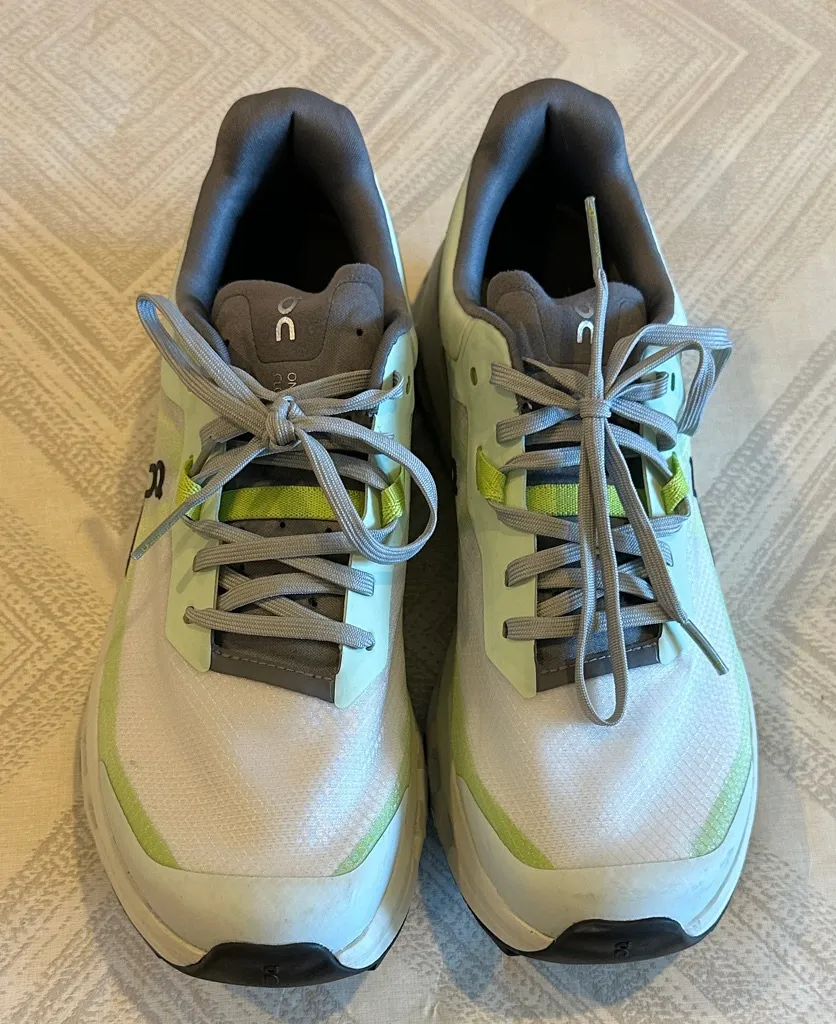 On Women’s Cloudvista 2 Lima Kiwi Trail Running Sneakers Size 8 Gray - Image 1