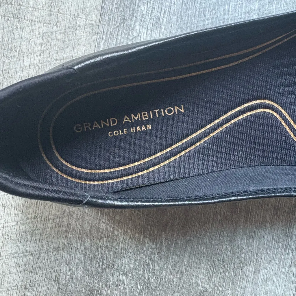 Cole Haan Grand Ambition Black Ballet Flats Shoes W17930 Women’s Size 6.5 - Image 6