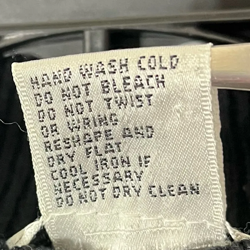 Vintage Lise J Women Mock Neck Red Black Gold Grlitter‎ Striped Sweater Size L Size L - Image 5