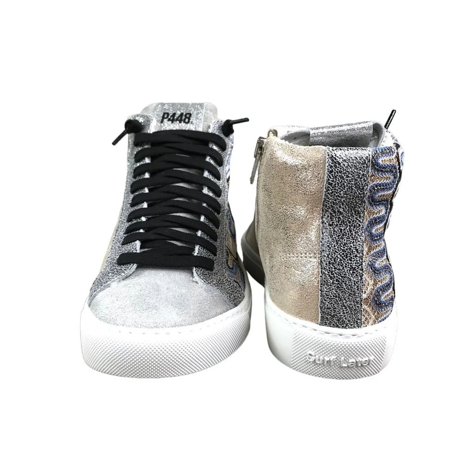 P448 Italian Panama Embroidery Sneakers Women EU 36 BS Fairy Gorpcore Boho NWB - Image 7