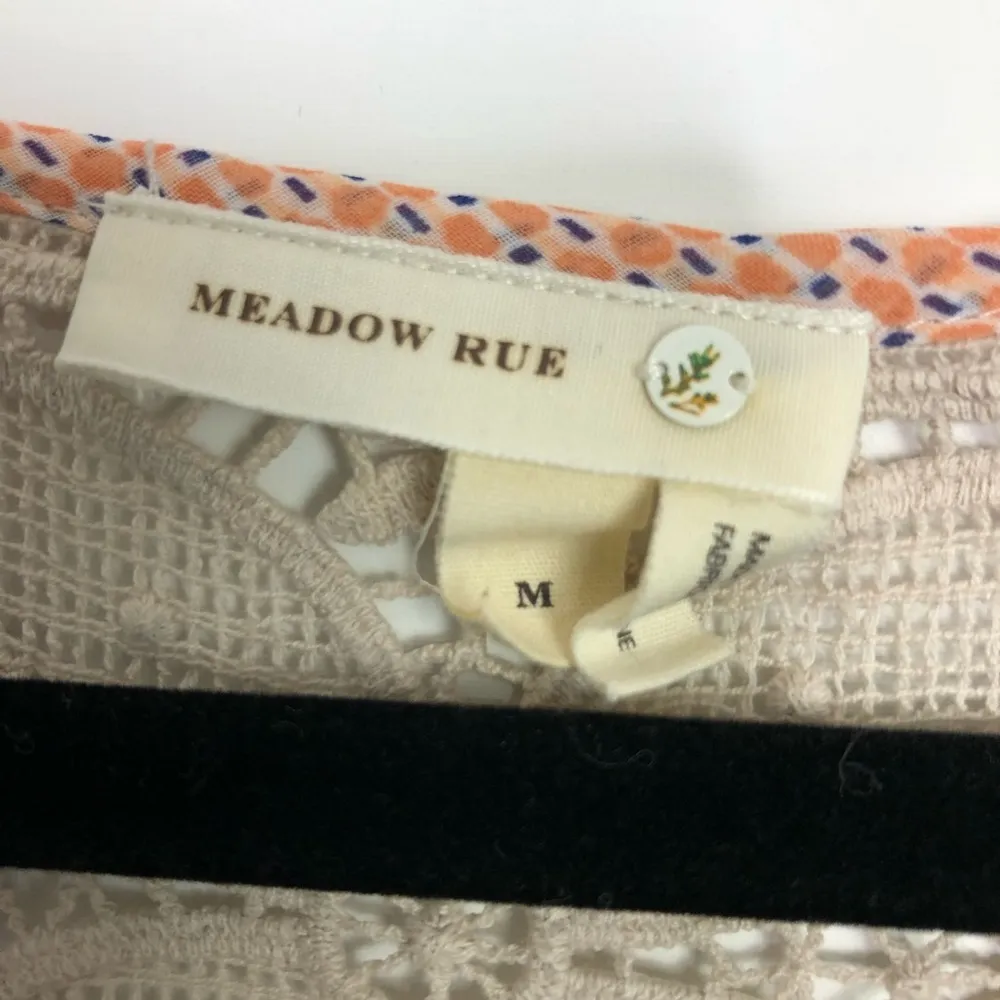 ANTHROPOLOGIE meadow rue Giada bohemian floral lace blouse - Image 5