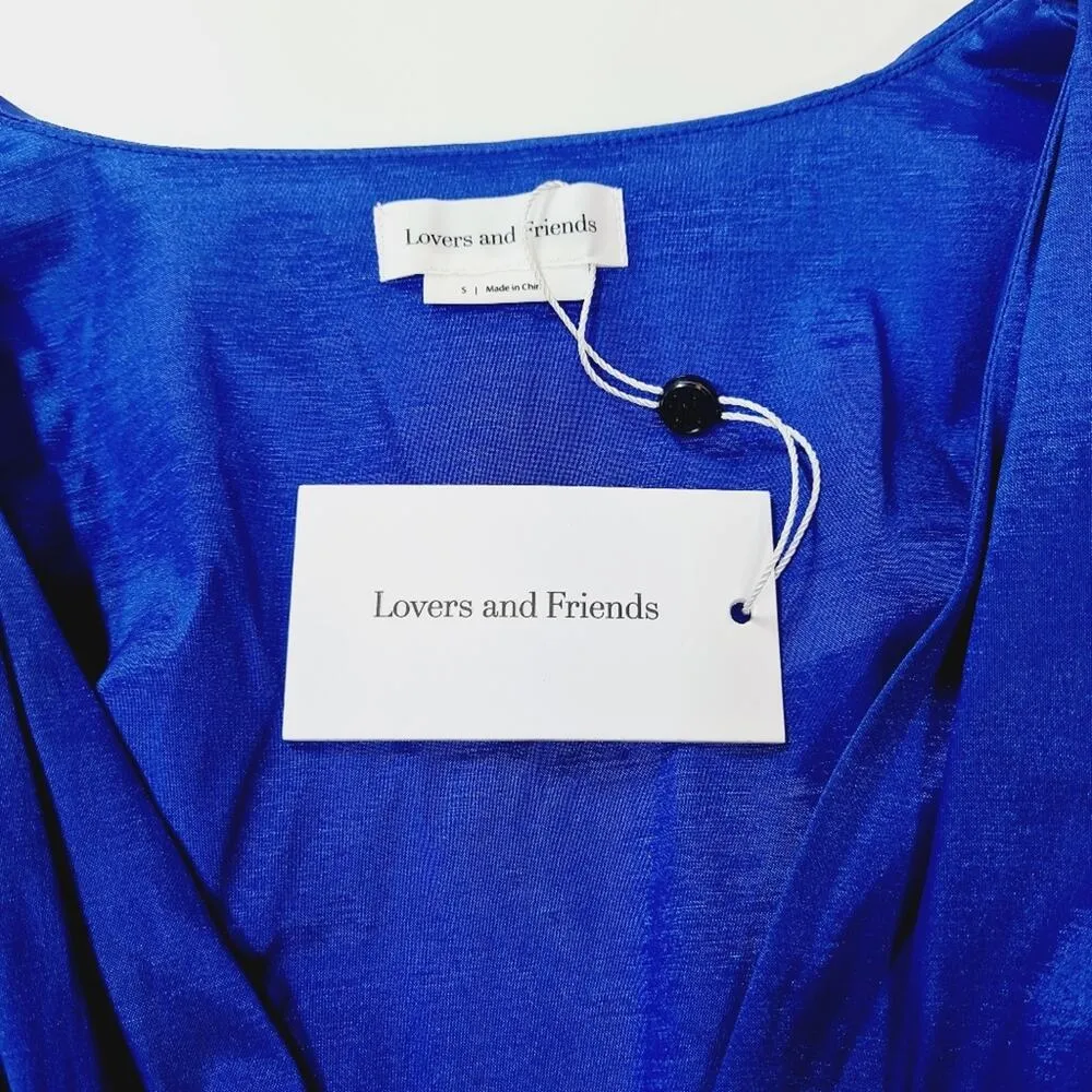 Lovers and Friends Tyra Mini Dress in Indigo Blue Small - Image 5