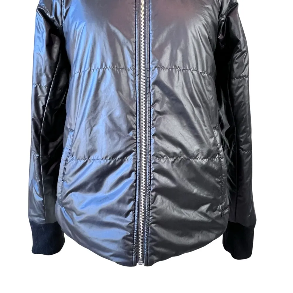 Athleta  Reflective Reversible Quilted Flash Bomber Jacket - Image 8