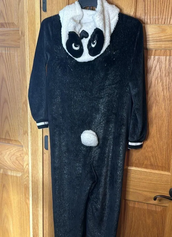 Secret Treasures Panda Hooded Union Suit I Pc Pajamas w/ pockets, NEW, Size XL - Image 3
