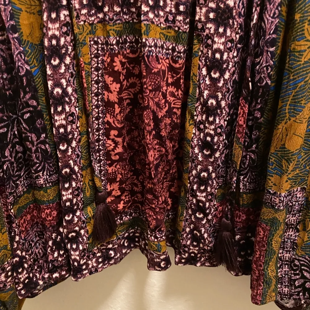 Vici Bohemian Style Balloon Sleeve Blouse Size Medium - Image 8