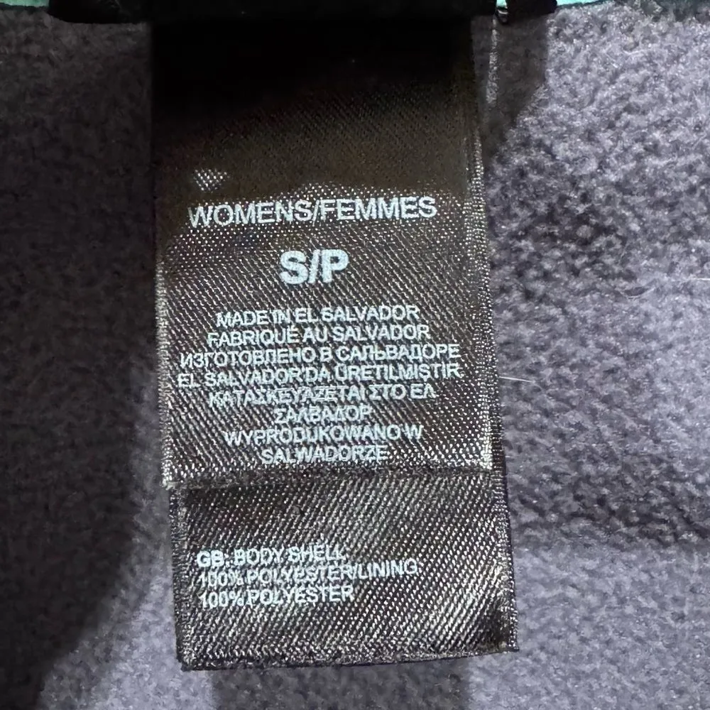 The North Face Grey Fleece Zip Up Jacket Women’s Small - Image 3