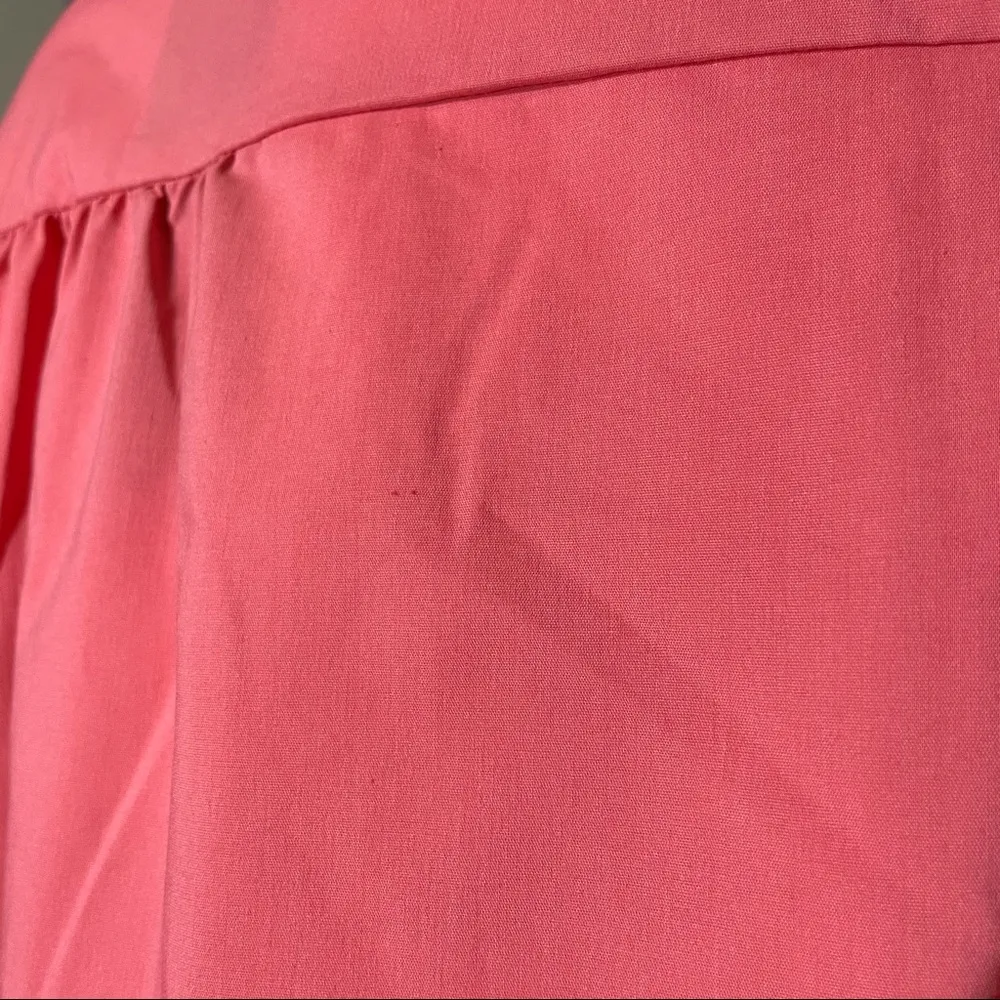 Sabrina Lauren Salmon Button Long Sleeve Blouse Orange - Image 6