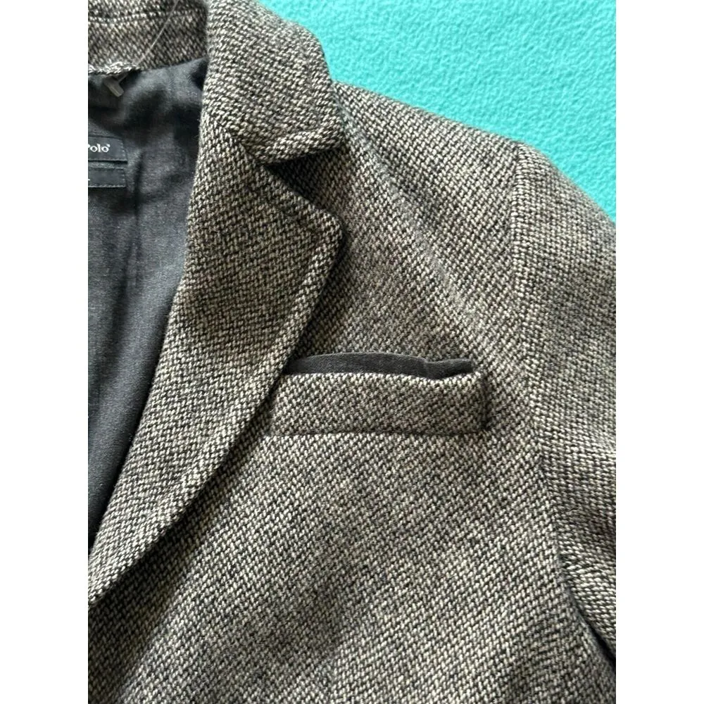 Marc O Polo Women's Gray Cosy Wool Long Coat Size 32‎ - Image 3