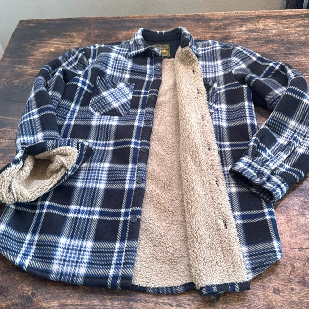 Anchorage expedition Blue Plaid Sherpa - Image 12