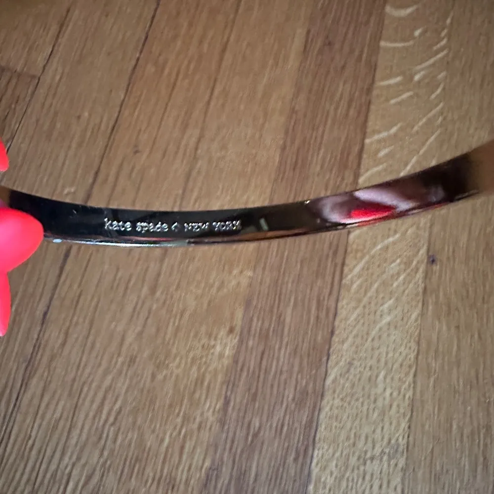 Kate Spade New York CREAM IVORY TAKE A BOW Gold CLASSIC Bangle Ribbon Bracelet - Image 8