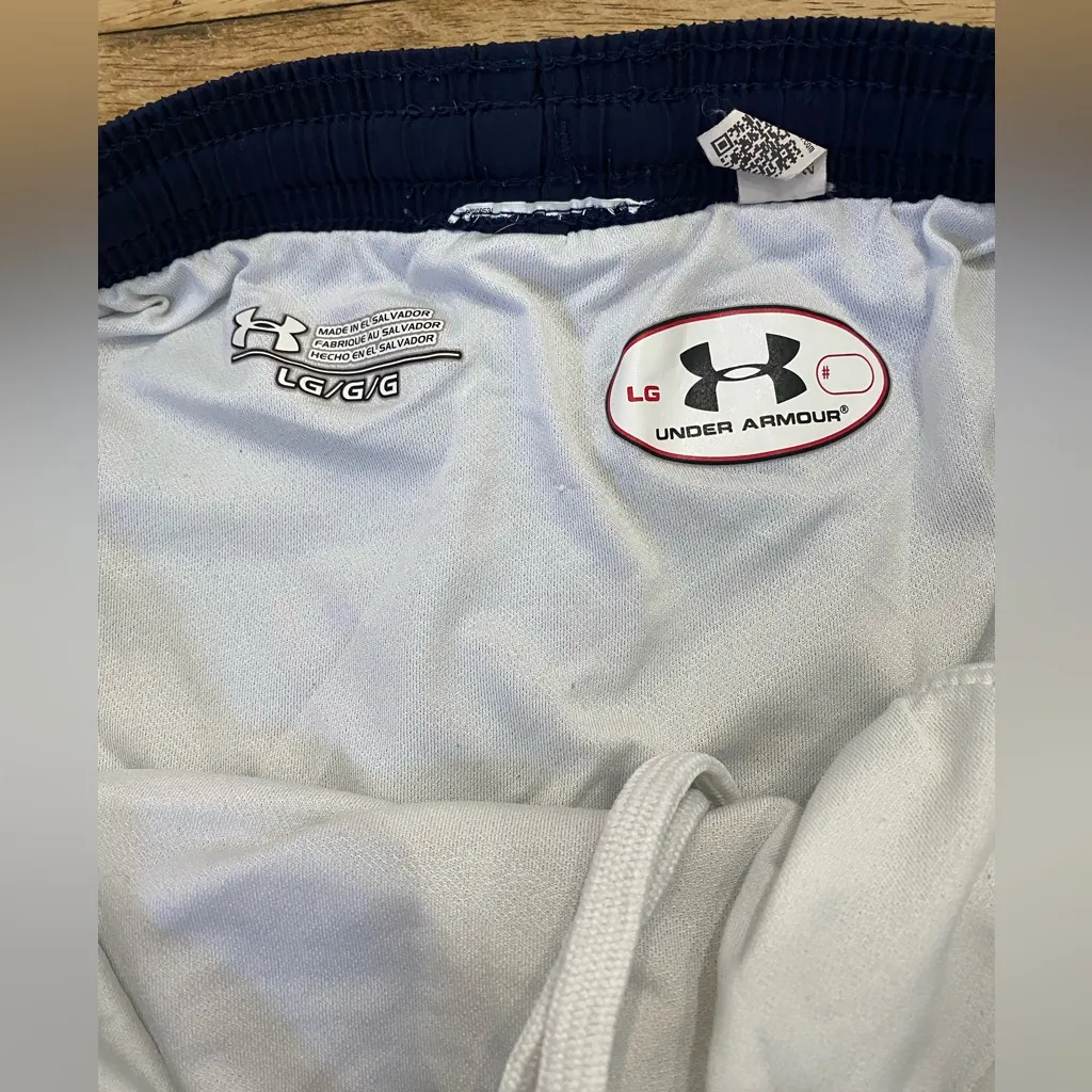 Under Armour Women’s Sz L Navy Kick Split‎ Athletic Shorts - Image 5