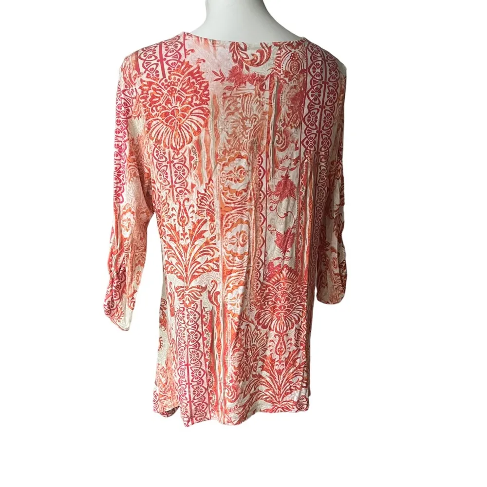 Chicos Eclectic Elegance Top, Sz L/12 - Image 4
