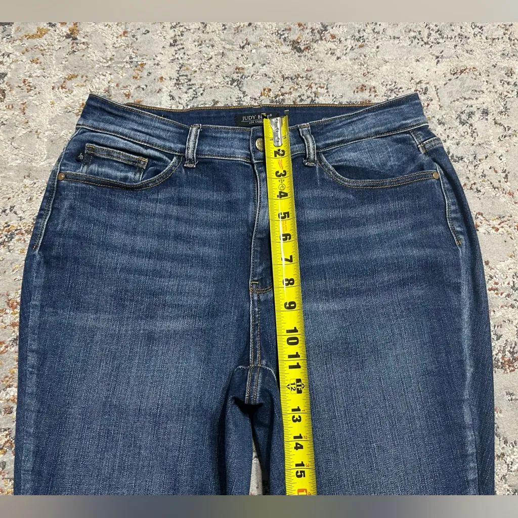 JUDY BLUE High rise skinny fit capri jeans size 14W - Image 5