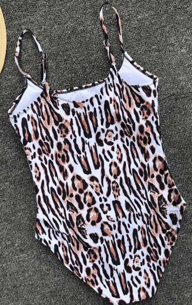 Cheetah Leopard One Piece Swimsuit - Image 5