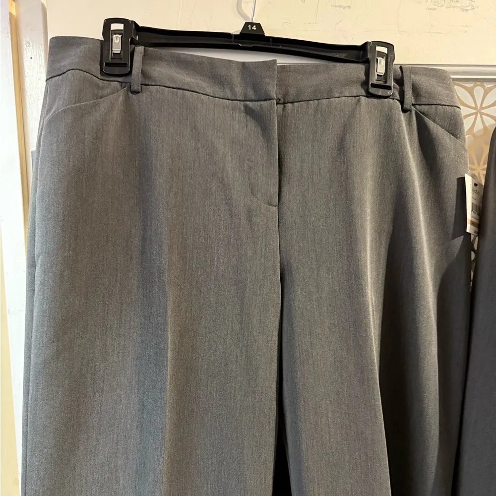 Relativity women’s gray work Suit Blazer and Pants Set 12 14 NWT - Image 8