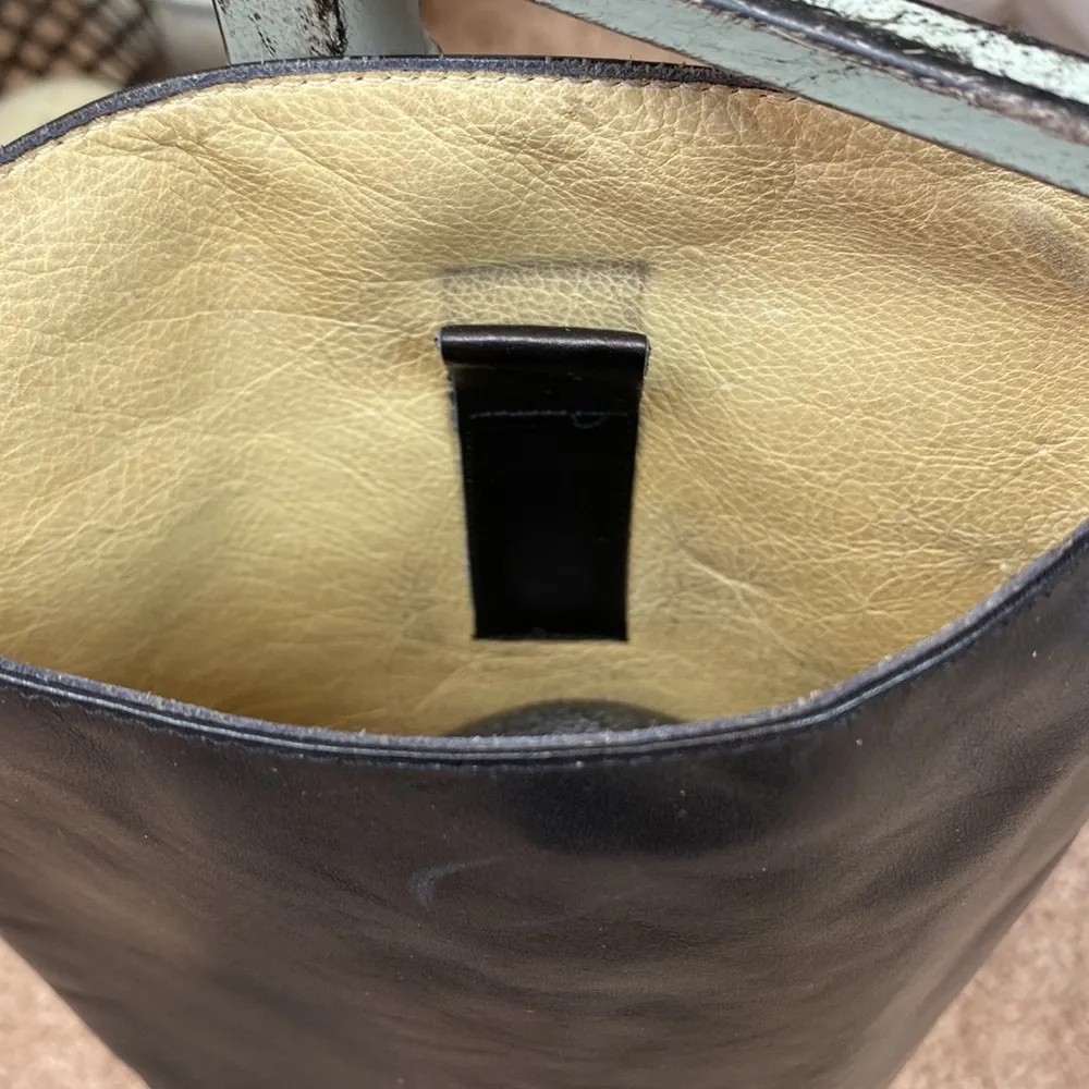 Brooks Brothers Black Leather Knee High Low Heel Riding Boots 6.5 - Image 5