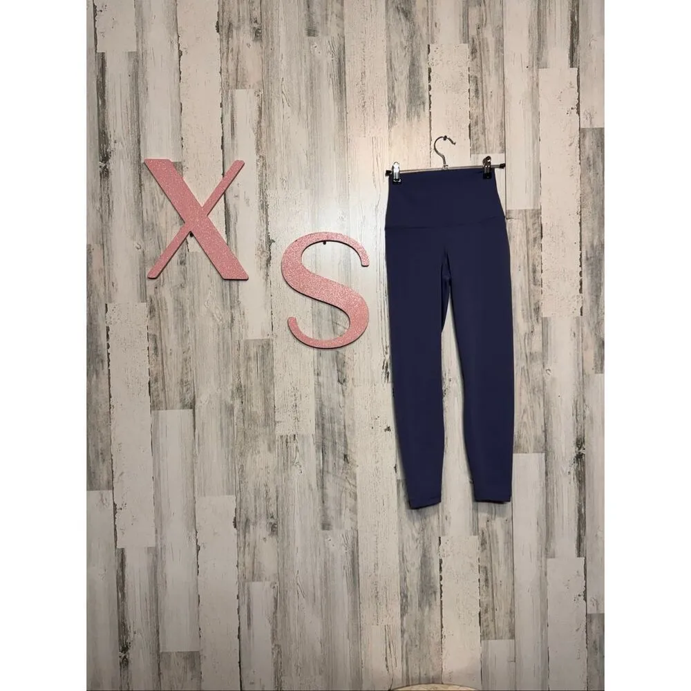 Yogalicious Lux High Waist Leggings XS Purple Blue - Image 3
