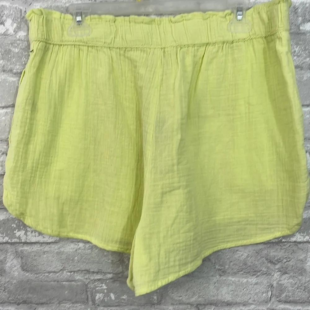Universal Threads  Lime Green Gauzy Shorts - Image 2