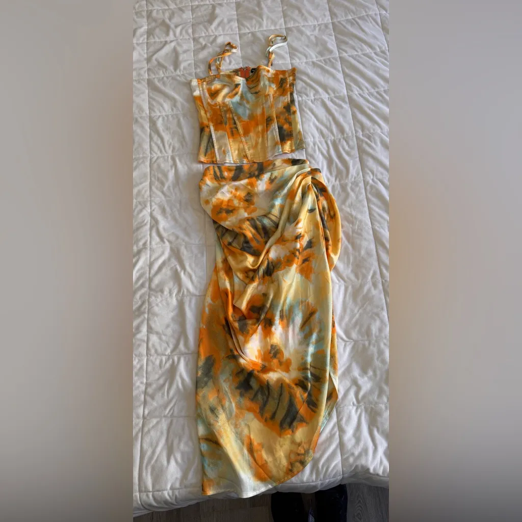 PrettyLittleThing Yellow and Orange Set - Image 4