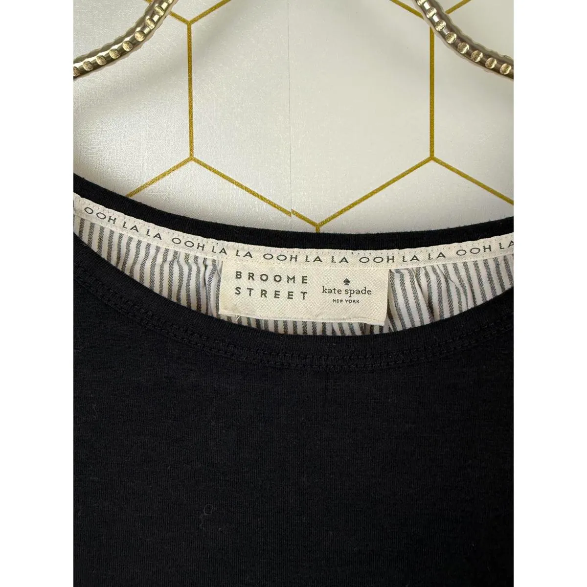 Kate Spade Broome Street Mixed Media Blouse - Image 5
