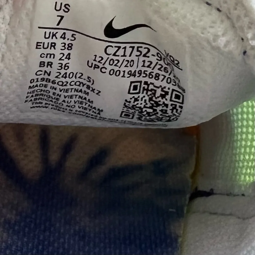 Nike Court Legacy Women's Slip On Summertime Tie Dye Shoe Size 7 #887 - Image 7