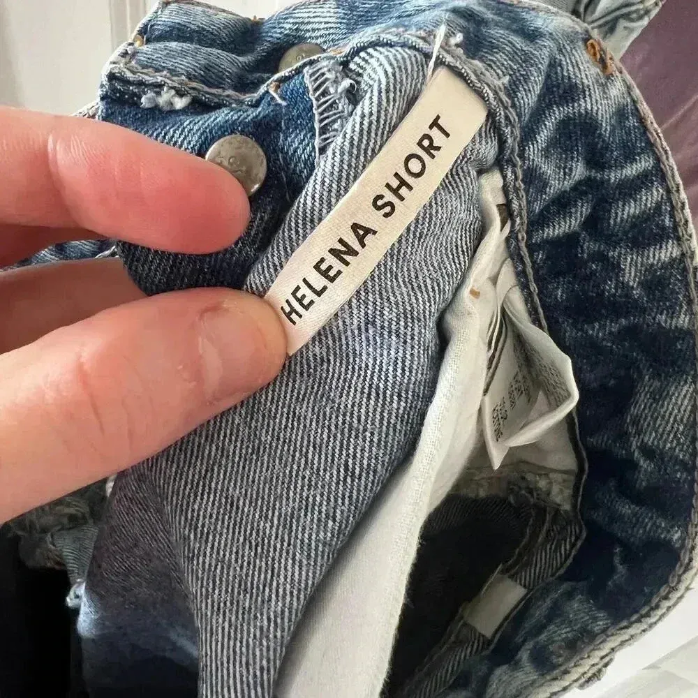 GRLFRND Helena Distressed Denim Shorts
Size: 24 - Image 7