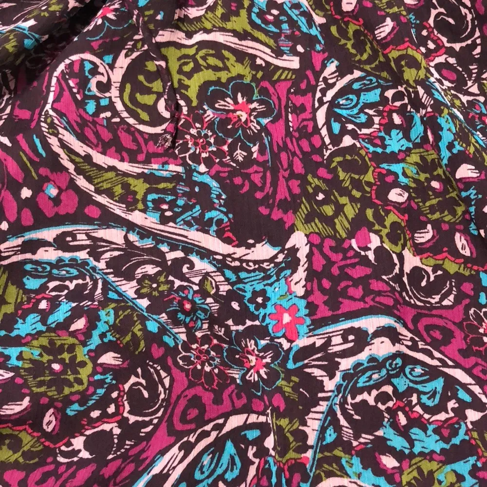 Wet Seal Pattern Print Dress Large - Image 7