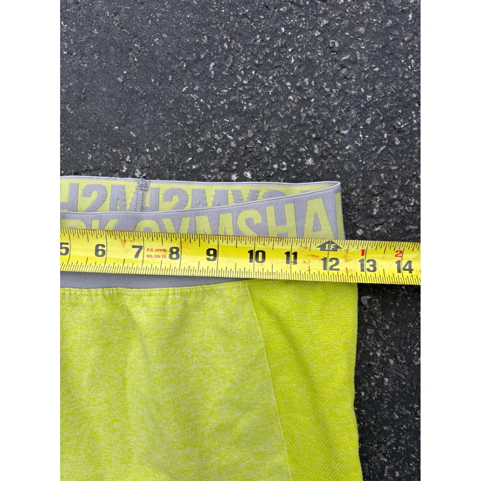 Gymshark Women's‎ Yellow Bike Shorts Cycling Running Fitness Activewear - Medium - Image 4