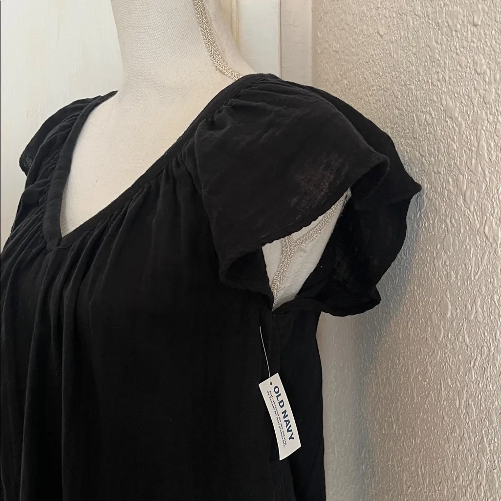 Old Navy NWT Crinkle Gauze Blouse - Image 4