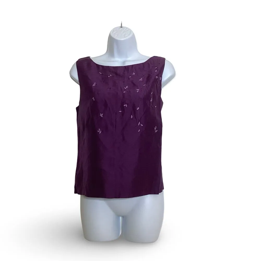 Travis Ayers Silk Blazer Set Gray Size 8 - Image 12